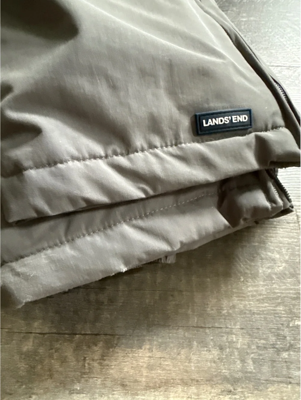 Lands' End Grow-A-Longs Adjustable Gray Snow Pants Size 10